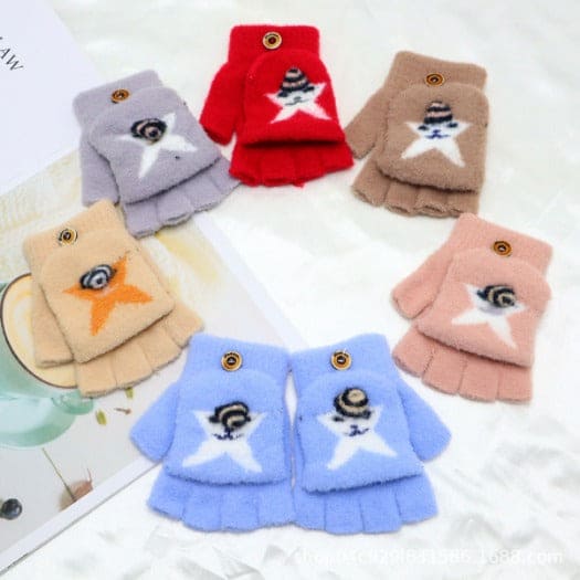 Winter Mittens Gloves for Baby Kids Toddler, Unisex Cute Warm Fleece Thick Thermal Gloves for Boys Girls Winter Mittens Gloves for Baby Kids Toddler, Unisex Cute Warm Fleece Thick Thermal Gloves for Boys Girls
